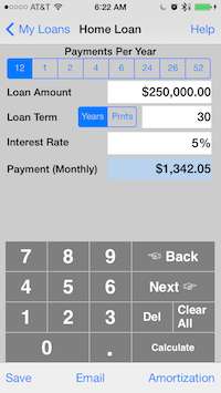 Bighorn Loan Screen